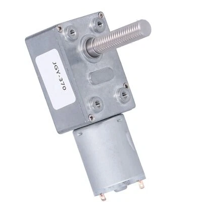 (DC12V 10RPM)JGY-370 Moteur Industriel à Engrenage Sans Fin M8 - Moteur Lent - Photo 1/4