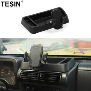Phone Radio Holder Mount Bracket For Jeep Wrangler TJ 1997-2006 Accessories - Picture 1 of 9