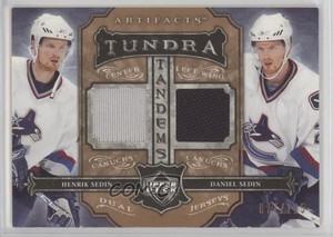 2006-07 Upper Deck Artifacts Tundra Tandems /125 Henrik Sedin Daniel #TT-HD HOF