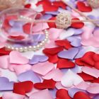 3D Flower Craft Padded Fabric Wedding Party Love Heart Throwing Rose Petals