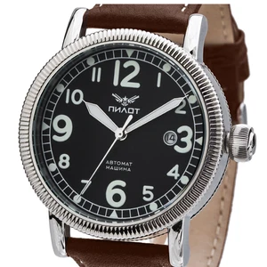 Fliegeruhr B-Uhr Automatik Uhr Military mechanische Uhr Dienstuhr Retro 43 mm  - Afbeelding 1 van 22