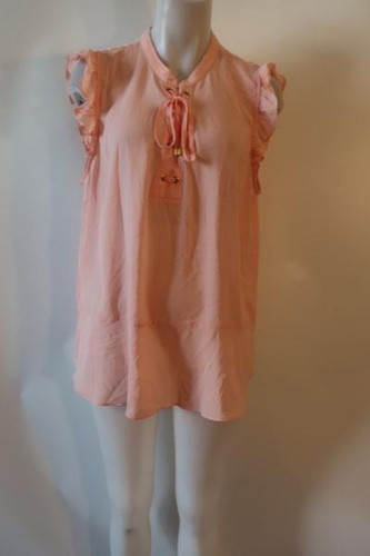 Top donna Michael Kors corallo polveroso XXL NUOVO CON ETICHETTE *