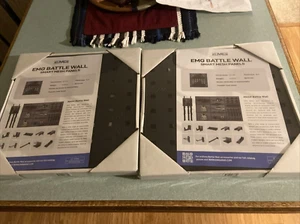 2 EMG Battle Wall System Waffen Display & Aufbewahrung Smart Mesh Panels 12x12 schwarz - Bild 1 von 4