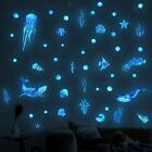 2x Ocean Animals Wall Decals Fish Under Sea Ocean World Themed Decoration