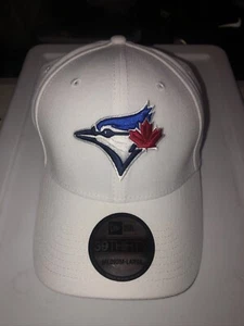 Toronto Blue Jays New Era 39thirty Fitted Hat White Size Medium/Large Brand New - Picture 1 of 7