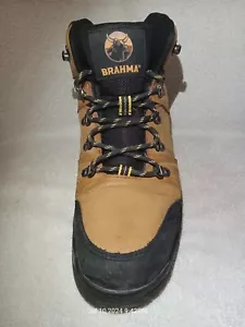 Brahma Men's Appaloosa 6" Wheat Brown Steel Toe Work (1-BOOT) - 9M - Picture 1 of 12