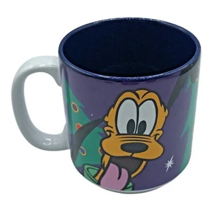 Vintage Disney Store Pluto Christmas Mug Coffee Tea Cup Dog -Magic Kingdom   - Picture 1 of 6