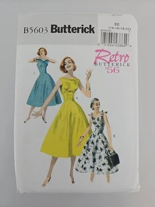 Butterick B5603 Retro '56 Misses' Kleid Muster Gr. 14-20 *SCHNITT* - Bild 1 von 2