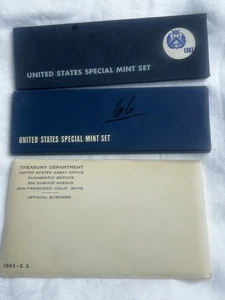 1965,1966, 1967 SMS US Mint Sets Special Mint Sets 15 Coins OGP - Picture 1 of 11