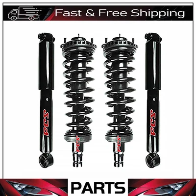 Front Complete Quick Struts Rear Shocks Kit Set 4PCS for GMC Chevy Saab Buick - Image 1 of 2