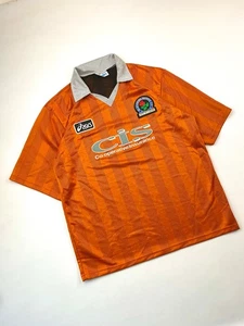 Vintage Blackburn Rovers 1997 Away Asics Soccer Jersey - Size XL - Picture 1 of 9
