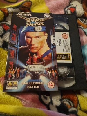 Street Fighter VHS PAL Video 1995 Jean Claude Van Damme With Slip Cover  - Image 1 of 4