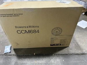 Bowers & Wilkins CCM684 2-Way Round In-Ceiling Speaker 8" 130W Peak -SINGLE-EACH - Picture 1 of 1