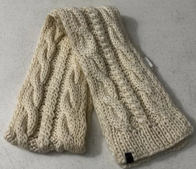 The North Face 粗线针织围巾女式均码冬季保暖舒适 — 第 1/4 张图片