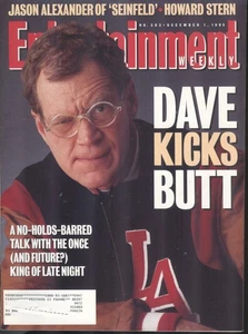 Entertainment Weekly Dec 1995, David Letterman, Howard Stern, Jason Alexander - Picture 1 of 1