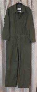 Mono Militar Utilitario Hombres Ropa de Trabajo Uniforme Largo Verde TALLA 46L - Imagen 1 de 6