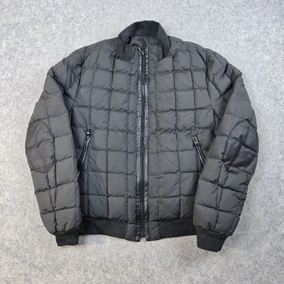 Loro Piana Jacket Mens 40 Black Gray Storm System Reversible Sport Down Quilted - Image 1 of 4