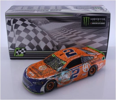 NASCAR 2018 BRAD KESELOWSKI #2 AUTO TRADER LAS VEGAS RACE WIN 1/24 CAR - Image 1 of 2