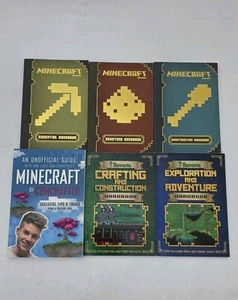 Lot Of 6 MINECRAFT Books | Gaming | Mojang - All PB - VGC - Picture 1 of 7