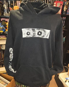 *Ghost Supply* Sudadera con Capucha Manga Anime Negra Grande Vinrage Rara - Imagen 1 de 5