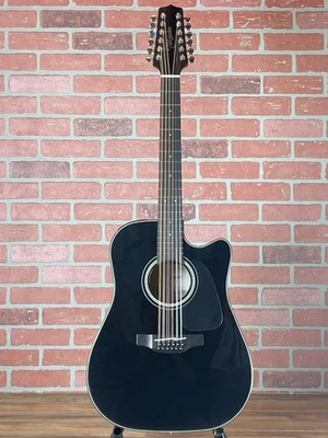 Guitarra eléctrica acústica Takamine GD30CE-12 12 cuerdas - negra Foto 1 de 4