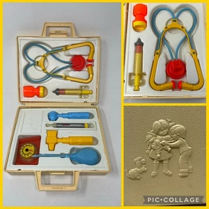 Kit Médico Fisher Price 1977 De Colección Doctor Enfermera Juego Niños Set 936 Completo - Imagen 1 de 14