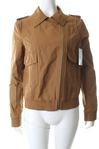 MANGO Chaqueta de entretiempo Mujeres Chaqueta Talla EU 36 ocre look casual - Imagen 1 de 5