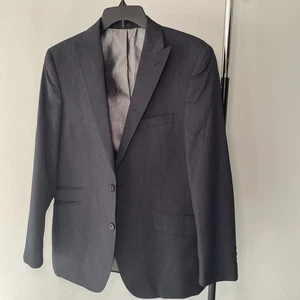 JF J.Ferrar Herren Klassischer Schwarz Zwei-Knopf Blazer Sakko 42R - Bild 1 von 13