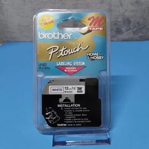 Brother M Serie Bandkassette für P-Touch Etikettierer 1/2 W blau auf weiß MK233 - Bild 1 von 2