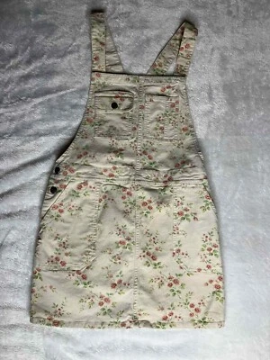 Polo Ralph Lauren Girls corduroy Dress Overalls Floral Design size 14 - Image 1 of 4
