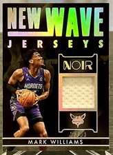 2022-23 Panini Black Mark Williams RC New Wave Jersey #NWJ-MKW - Serial 37/99