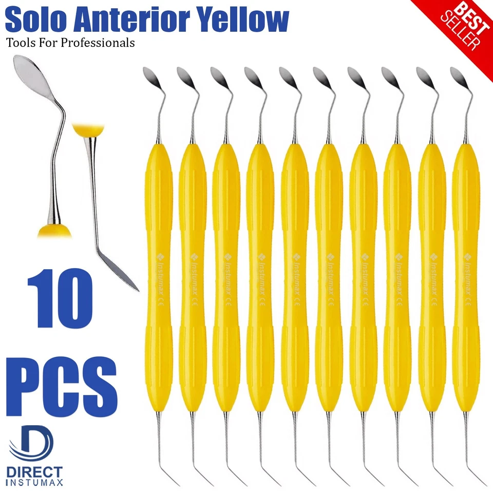 Instrumentos de Relleno Compuesto Dental Silicona Restauradora Solo Anterior Amarillo Foto 1 de 1