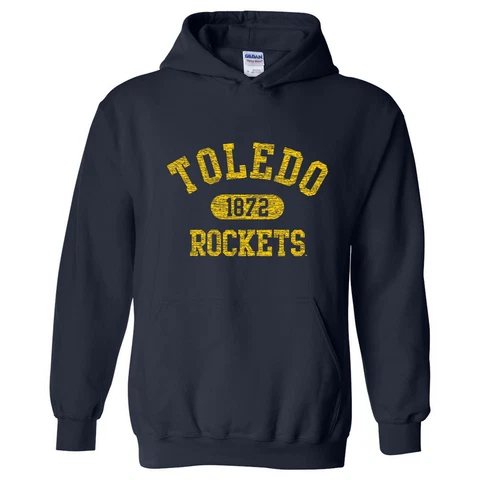 Toledo Rockets Athletic Arch Hoodie - Navy Cover
