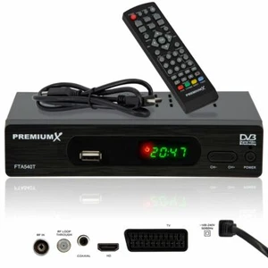 Full HD DVB-T2 Digital Receiver TV Terrestrisch H.265 HEVC DVB-T USB SCART HDMI - Afbeelding 1 van 8