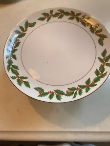 Pedestal Christmas Cake Plate - Picture 1 of 3