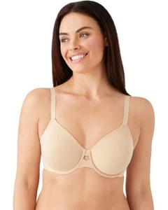 WACOAL SUPERBLY SMOOTH UNDERWIRE CONVERTIBLE T SHIRT BRA Size 34 D SAND NUDE - Picture 1 of 7