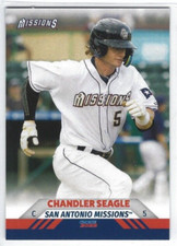 2022 San Antonio Missions (Double A-San Diego Padres) Chandler Seagle
