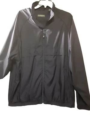 Lyle & Scott Mens Full Zip Blue Golf Windbreaker Lightweight Jacket Sz L Poly - Image 1 of 4