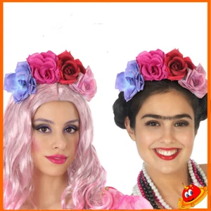 Travestimento Carnevale Party Cerchietto Capelli Rose grandi  - Imagen 1 de 1