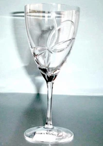 Vera Wang Love Knots 4 piezas. Vasos de bebidas heladas de cristal con motivo de arco nuevos - Imagen 1 de 2