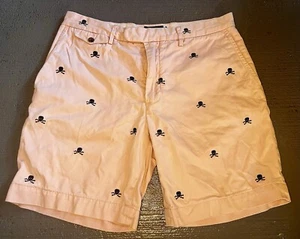 Pantalones Cortos Polo Ralph Lauren Rugby Calavera 34 M Rosa Y Calavera Rugby - Imagen 1 de 4