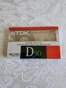 TDK A 90 vintage audio cassette blank audio sealed Made in Japan Type I - Picture 1 of 2