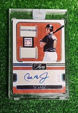 CAL RIPKEN JR 2023 PANINI THREE AND TWO HALL OF FAME DUAL JERSEY AUTO #20/25