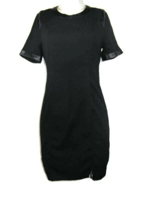 Romeo & Juliet Couture - Mini Vestido con Paneles de Cuero Sintético (Negro) S (RJIAID8475s) Foto 1 de 4