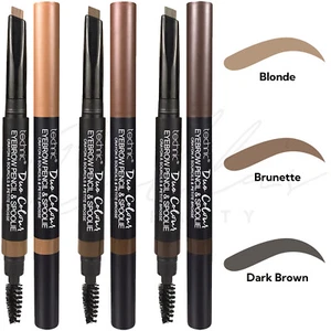TECHNIC Duo Angled Colour Twist Up & Shape Eyebrow Pencil & Spoolie *CHOOSE* - Picture 1 of 10
