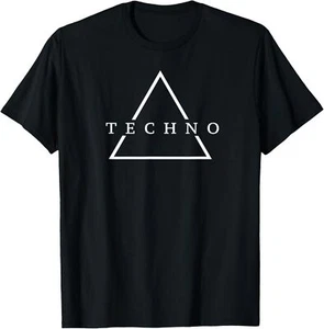 Techno Triangle - Techno Festival, Dark Techno, Minimal, Rave Camiseta Sudadera con Capucha - Imagen 1 de 10