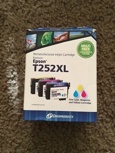 New Dataproducts 3-Pack Color Inkjet Cartridges for Epson T252XL —1012 - Picture 1 of 9