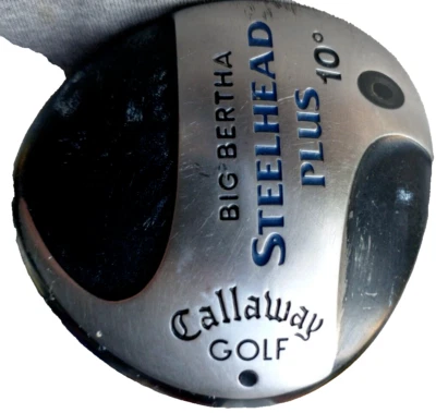 Driver Callaway Big Bertha Steelhead 10 graus destro Memphis 10 eixos de aço - Imagem 1 de 4