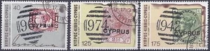 Zypern 1980 o 517-9 100 Jahre Briefmarken Gestempelt  siehe scan - Bild 1 von 1