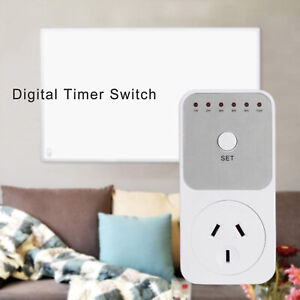 240V Digital Timer Switch Automation Power Socket Electric Countdown Timer AU